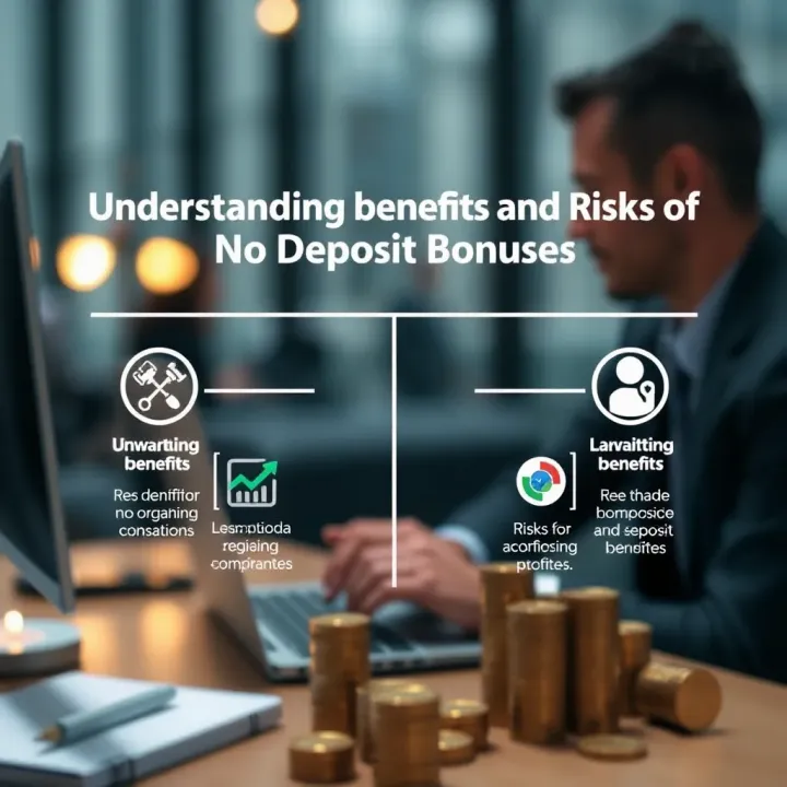 Understanding Benefits and Risks of No Deposit Bonuses Graphic depicting benefits and risks of accepting no deposit bonuses from brokers