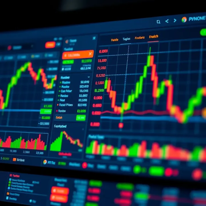 Overview of a Forex Trading Platform Available to Colombian Investors Screenshot of an online trading platform displaying Forex currency pairs and trading options