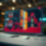 Graph showing a sharp decline in stock market trends reflecting financial collapse