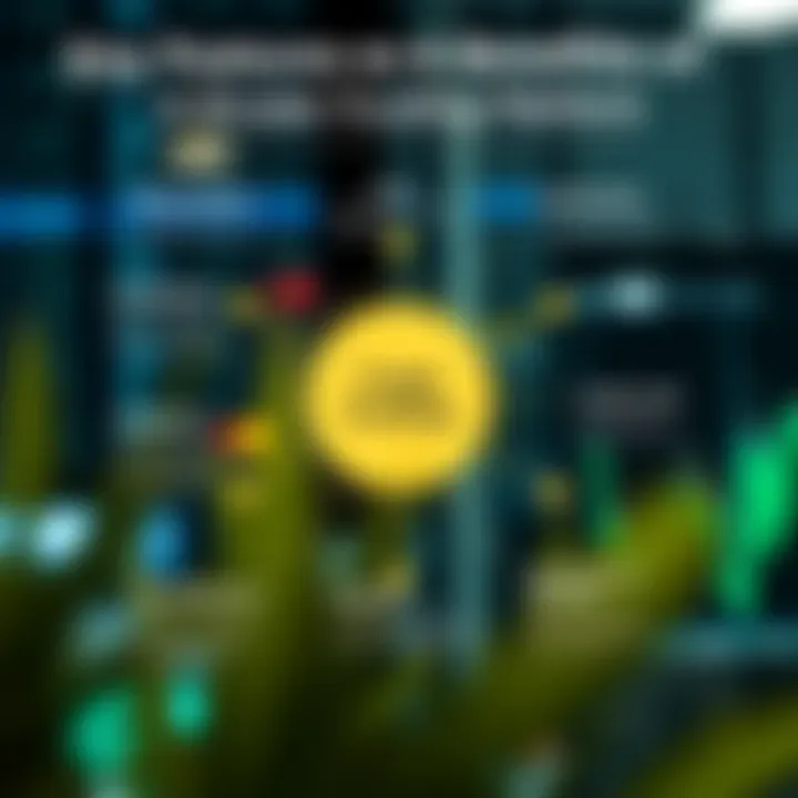 Diagram illustrating the key features and benefits of a trader funding platform