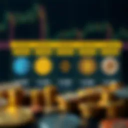 Withdrawal Fees for Various Cryptocurrencies on Binance Illustration showing different cryptocurrency coins with fee tags representing withdrawal costs on Binance