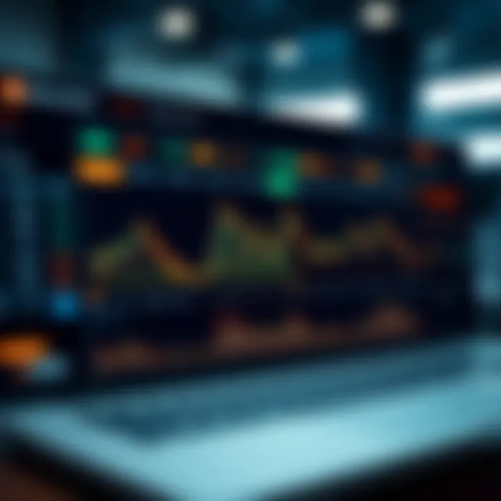 Dashboard of Bitcoin Champion showing automated cryptocurrency trading interface with graphs and performance metrics