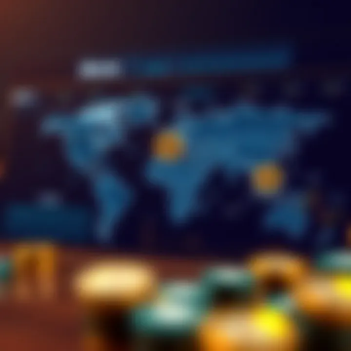 Global and Colombian Impact of Bitcoin Adoption World map highlighting Bitcoin's impact and adoption globally and in Colombia