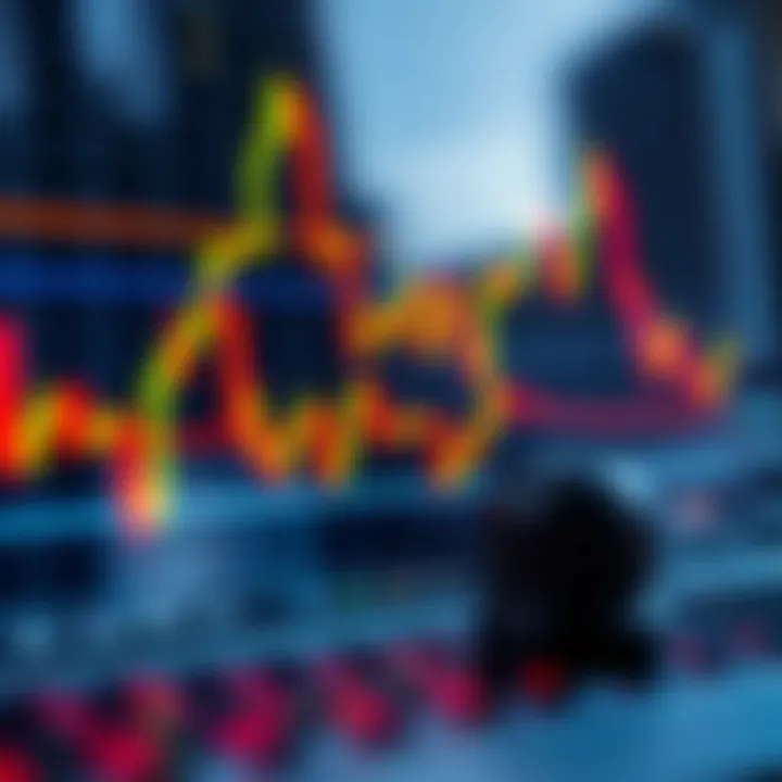 Graph showing currency pairs and market trends for Forex trading