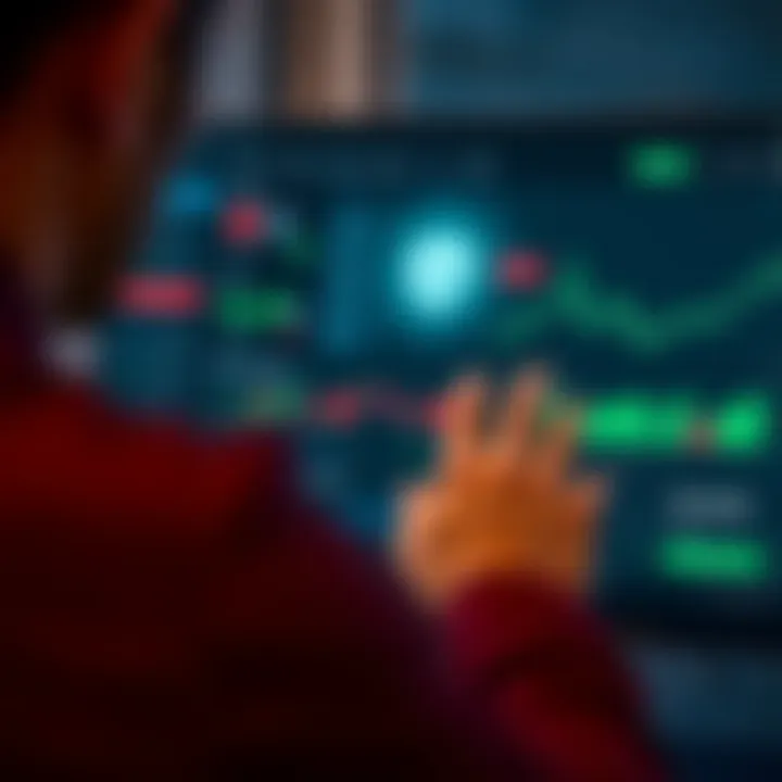 User customizing cTrader dashboard with various tools and security features highlighted