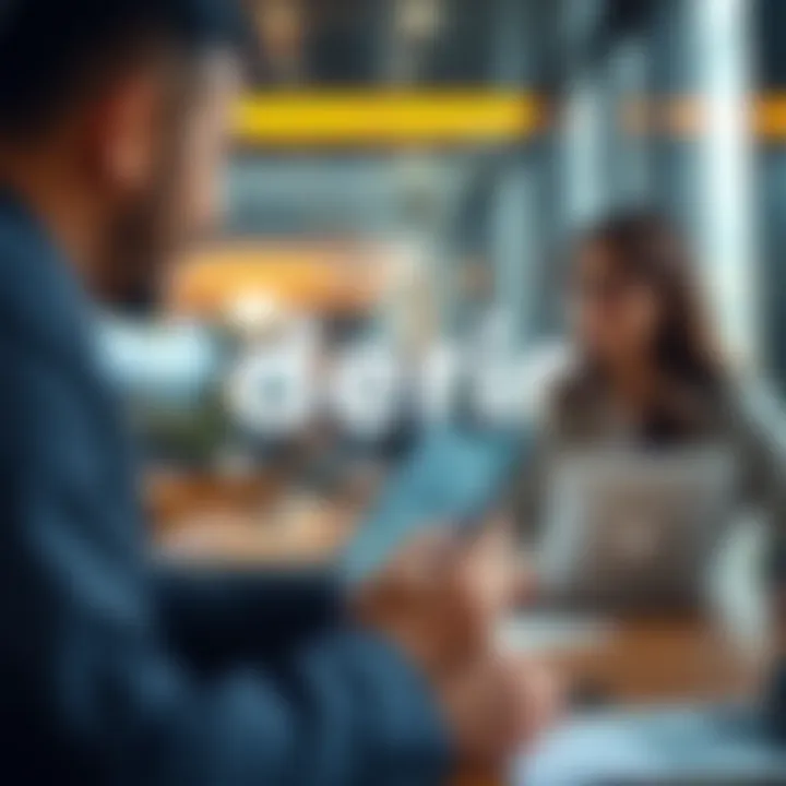 Visual representation of 'derid' being used in various communication settings such as conversation, writing, and digital media