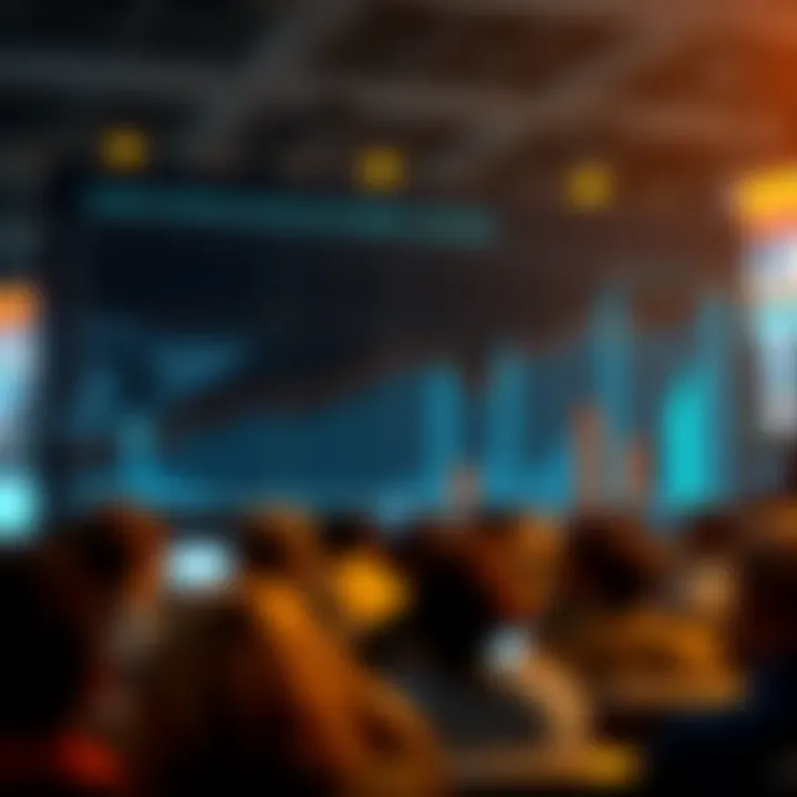 Graph showing audience measurement data collected through EMA in Colombia