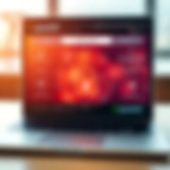 Visual representation of security features protecting an online account