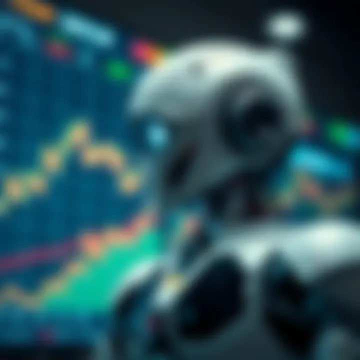 Graph showing automatic trading robot performance on financial markets in Colombia