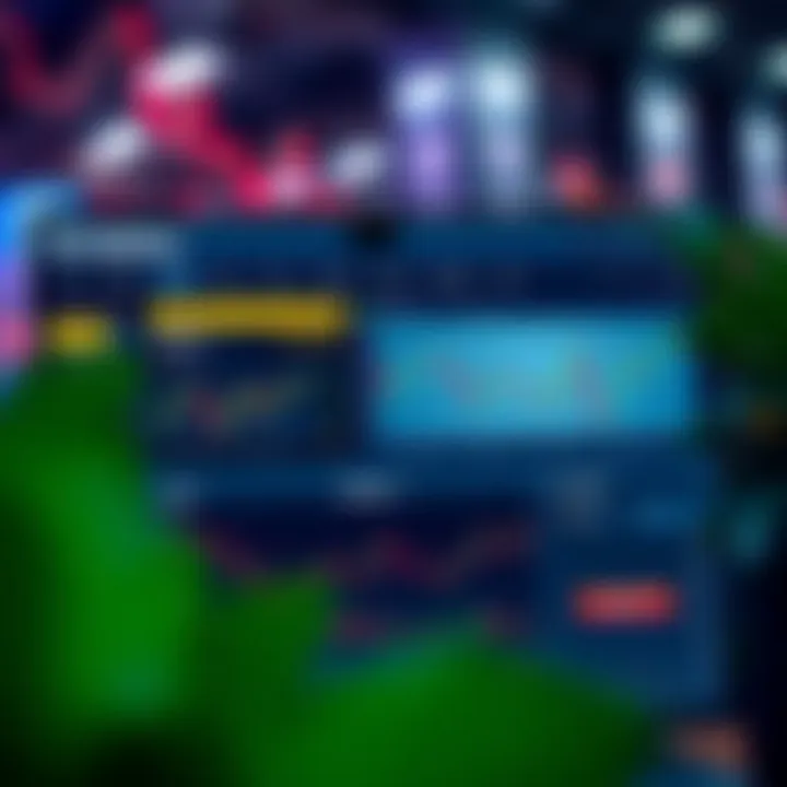 Dashboard overview of IQ Option trading platform showing various financial instruments and trading options