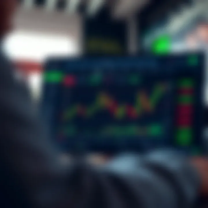 Interface of IQ Option platform showing various trading assets and options for investment