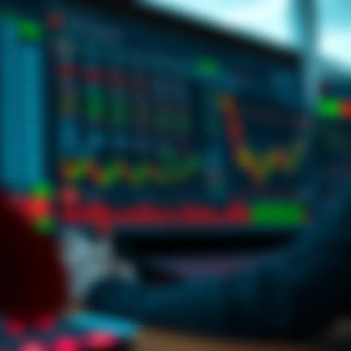 User interface of IQ Option platform displaying various financial instruments and trading options