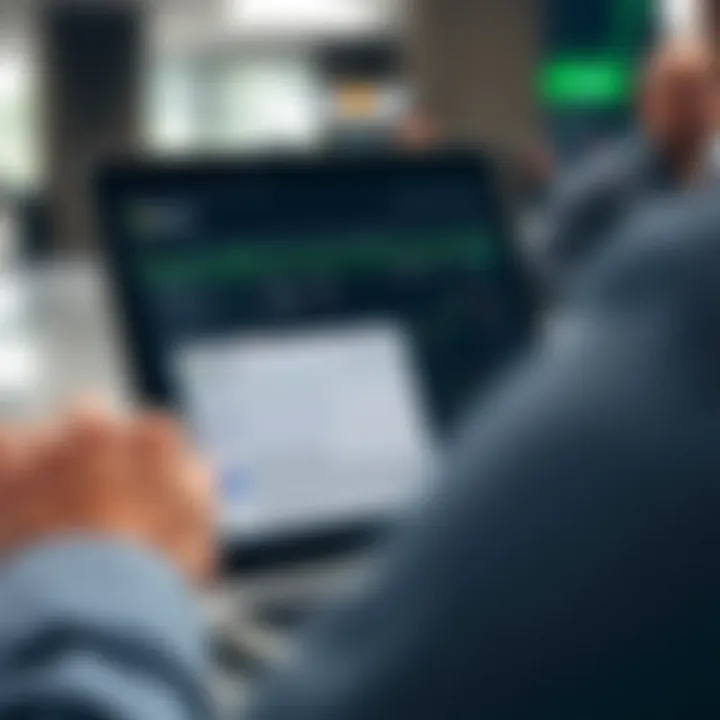 Verification documents being uploaded for online trading account approval