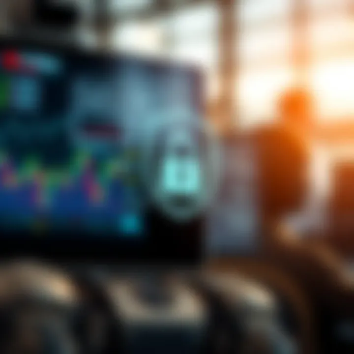 Illustration of a secure digital interface representing risks and safety in bot trading