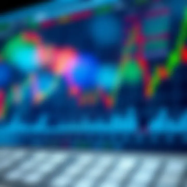 Financial chart illustrating risk management strategies during volatile market periods