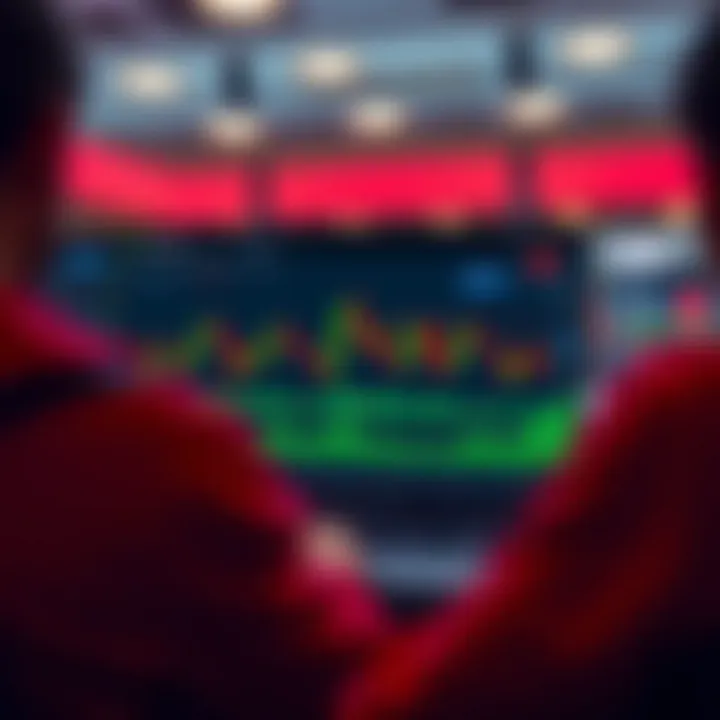 Dashboard showcasing trading strategies and binary options market trends