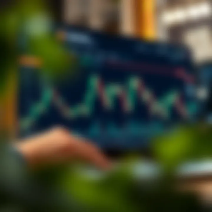 TradingView Tools for Analyzing Deriv Synthetic Indices TradingView interface highlighting tools for analyzing Deriv synthetic indices