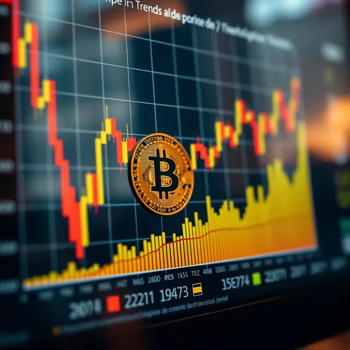 Graph depicting Bitcoin price fluctuations in Colombia with key economic indicators