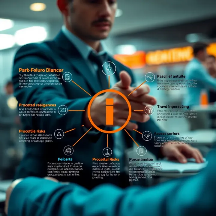 Choosing a Reliable Broker and Understanding Associated Risks Illustration showing factors to consider when choosing a reliable broker and highlighting potential risks