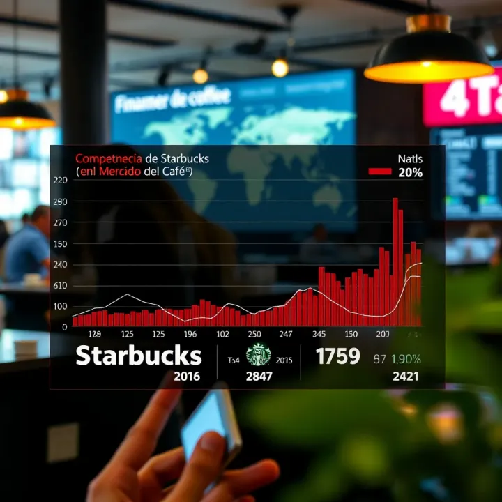 Competencia de Starbucks en el mercado del café