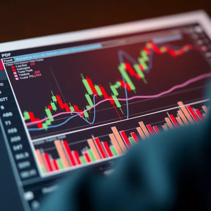 Illustration displaying common chart patterns including head and shoulders, double top and bottom, and triangles for technical analysis