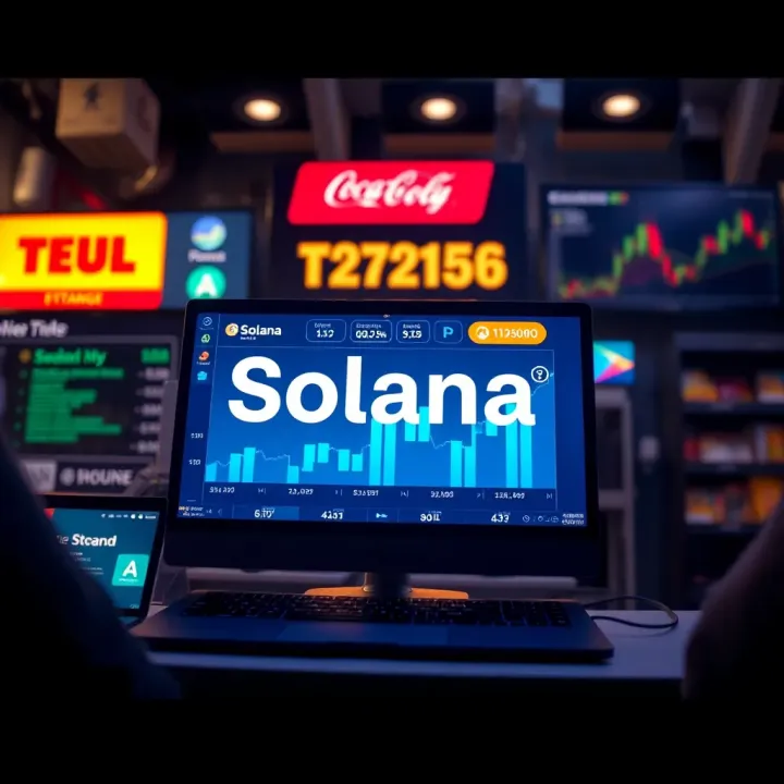 Cryptocurrency exchange platforms interface for buying Solana in Colombia