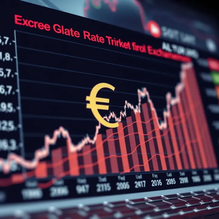 Euro Exchange Rate Trends in Global Markets Graph showing the euro's exchange rate trends against major global currencies