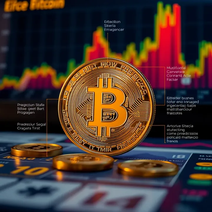 Diagram illustrating factors affecting Bitcoin valuation including trends and external elements