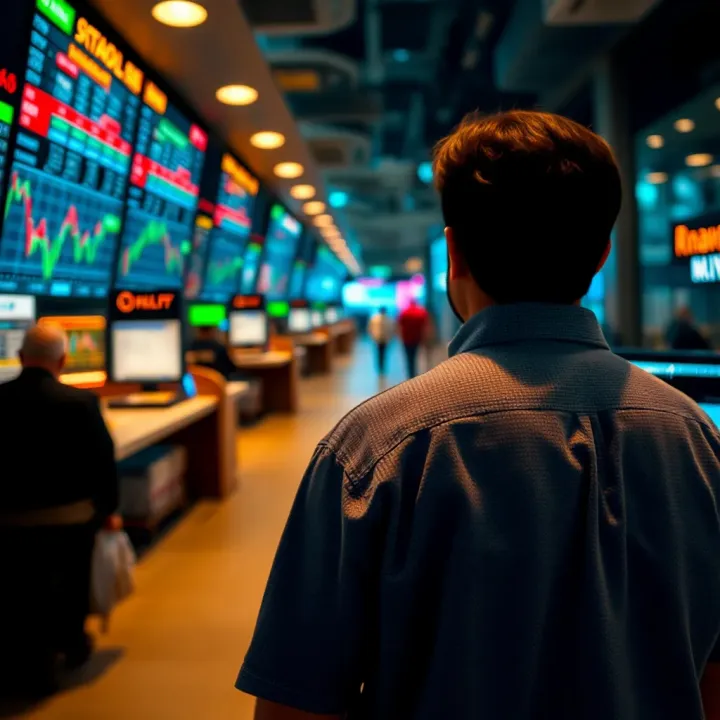 Illustration of financial markets and investment growth within the context of Colombian traders
