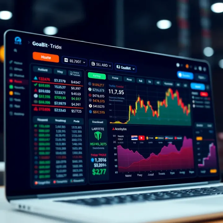 GoArbit Cryptocurrency Arbitrage Market Overview Dashboard showing cryptocurrency price differences across various markets for arbitrage opportunities
