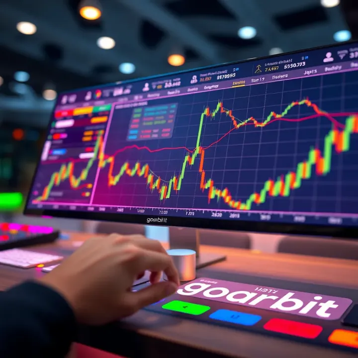 GoArbit Platform Trading and Transaction Dynamics Illustration of cryptocurrency trading and transaction flows within GoArbit platform