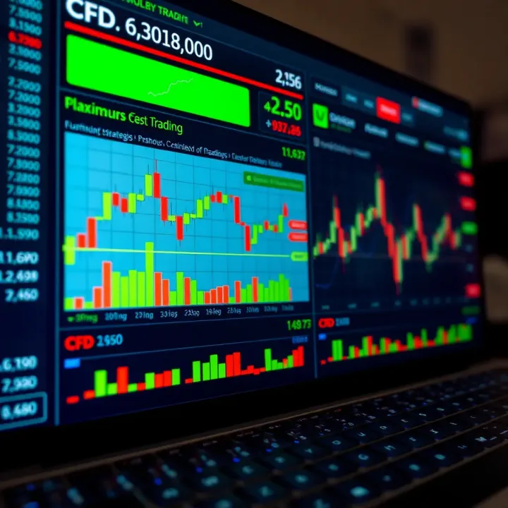 Strategies and Risk Management in CFD Trading Chart displaying common strategies and risk management techniques for CFD trading
