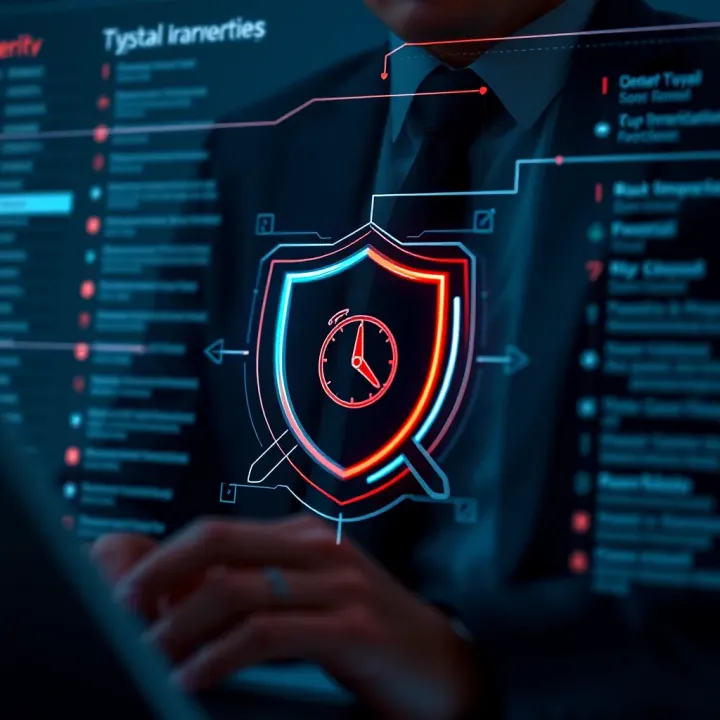 Ensuring Security and Understanding Withdrawal Timelines on Deriv Representation of secure online transaction with shield and clock icons