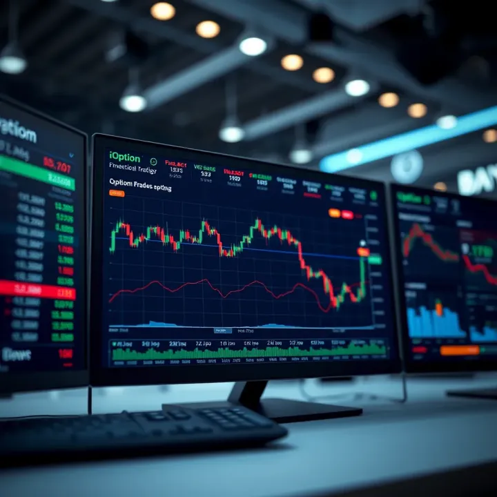 Dashboard displaying financial options and investment strategies on a digital platform