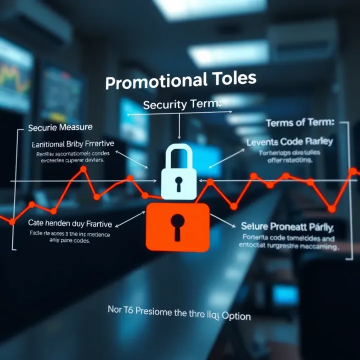 Security and Terms for Using Promotional Codes on IQ Option Diagram depicting security measures and terms of use related to promotional codes in online trading environment