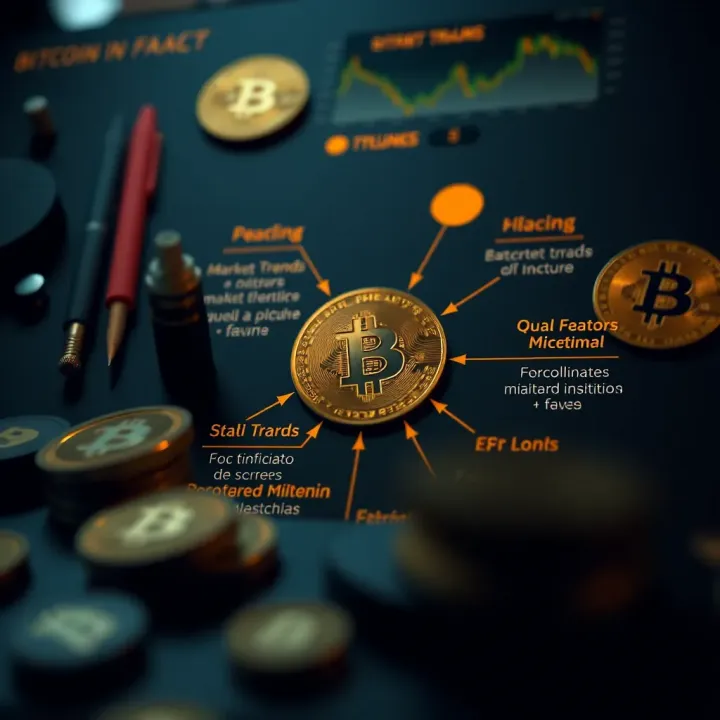 Analysis of Factors Influencing Bitcoin Value Diagram illustrating key factors affecting Bitcoin value including market trends, risks, and predictive methodologies