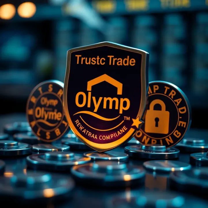 Regulatory compliance and security badges representing trustworthiness