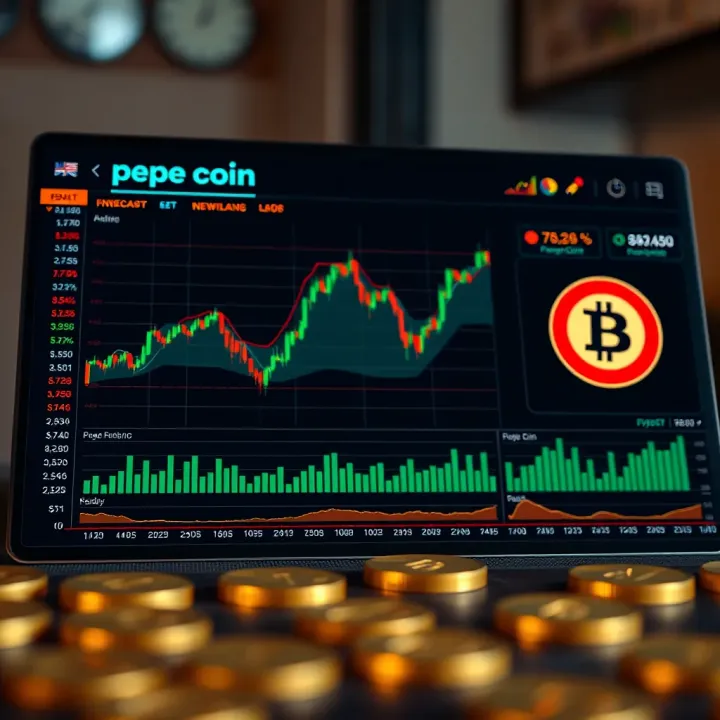 Chart illustrating expert forecasts and investment risks associated with Pepe Coin
