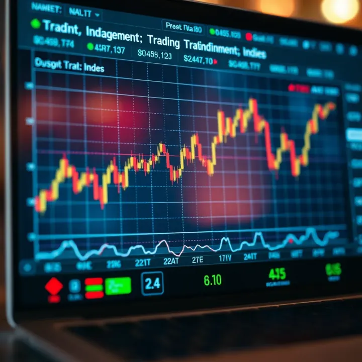 Chart illustrating risk management techniques for trading synthetic indices
