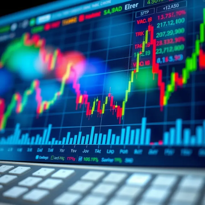Approaches to Protect Investments Amid Market Uncertainty Financial chart illustrating risk management strategies during volatile market periods