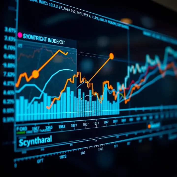 Graphical representation of synthetic indices construction with data points and weighted factors