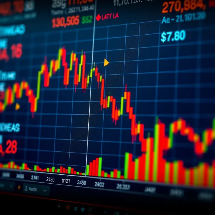 Chart showing 24/7 trading activity and volatility patterns of synthetic financial indices