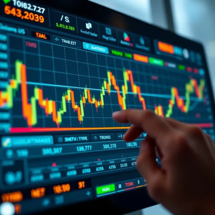 Derivative Trading Trends on Deriv View Platform Graph showing derivative trading trends on a digital platform dashboard