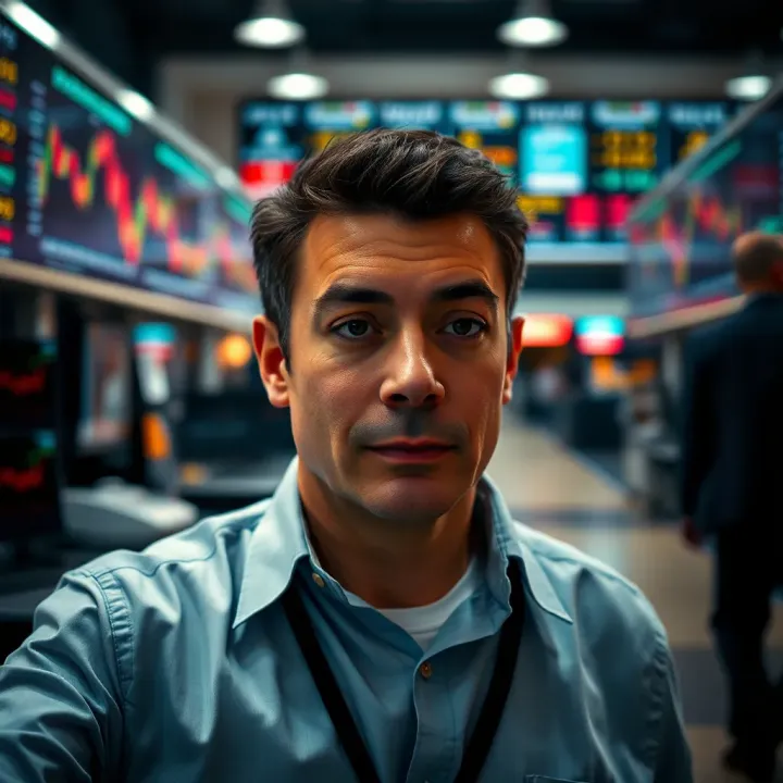Illustration of risk management and decision making in trading
