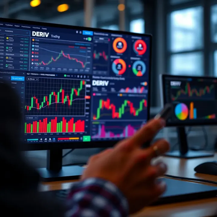 Integration interface showing TradingView tools connected with Deriv broker for optimized trading strategies