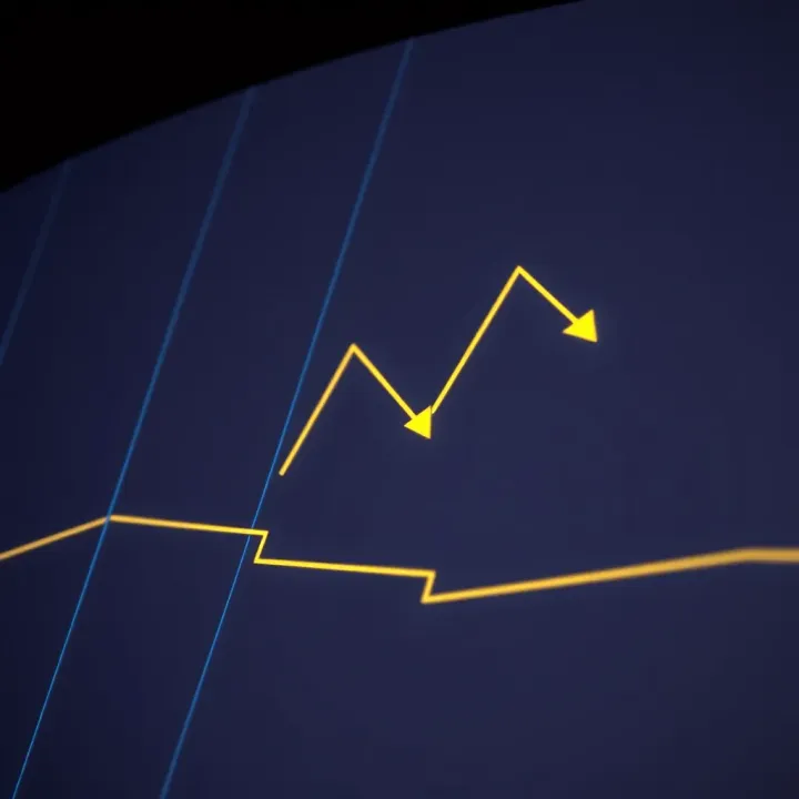Graph illustrating the concept of derivative with a curve and tangent line showing rate of change