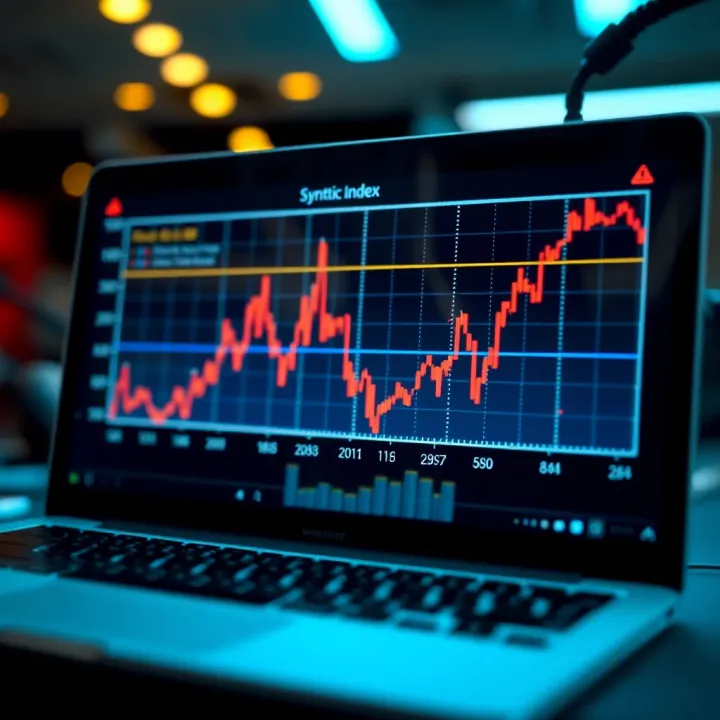 Visual representation of multiple variables combined into a single synthetic index graph